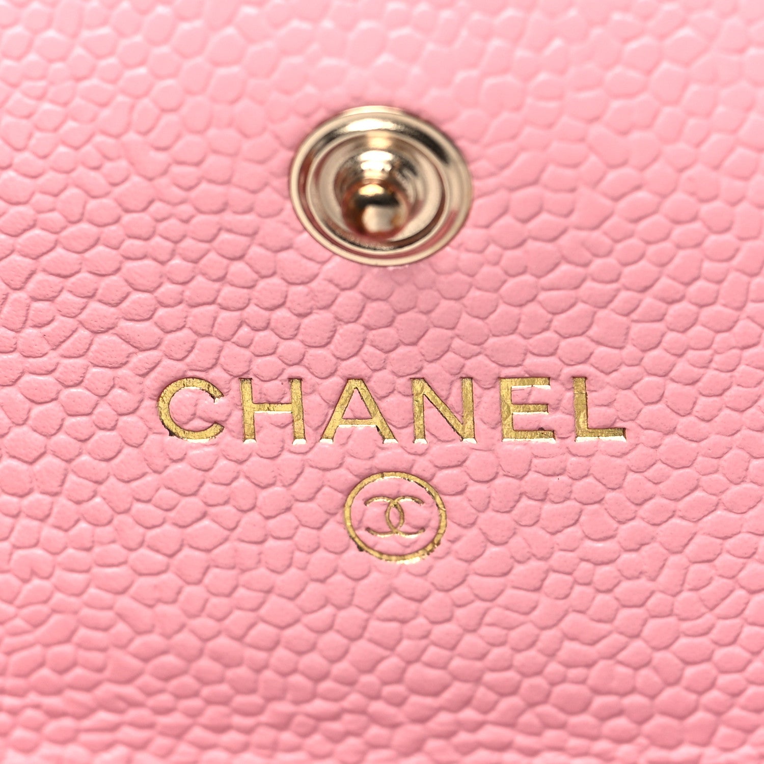 Chanel Caviar Quilted Multi Chain CC Flap Card Holder Pink 6 of 10