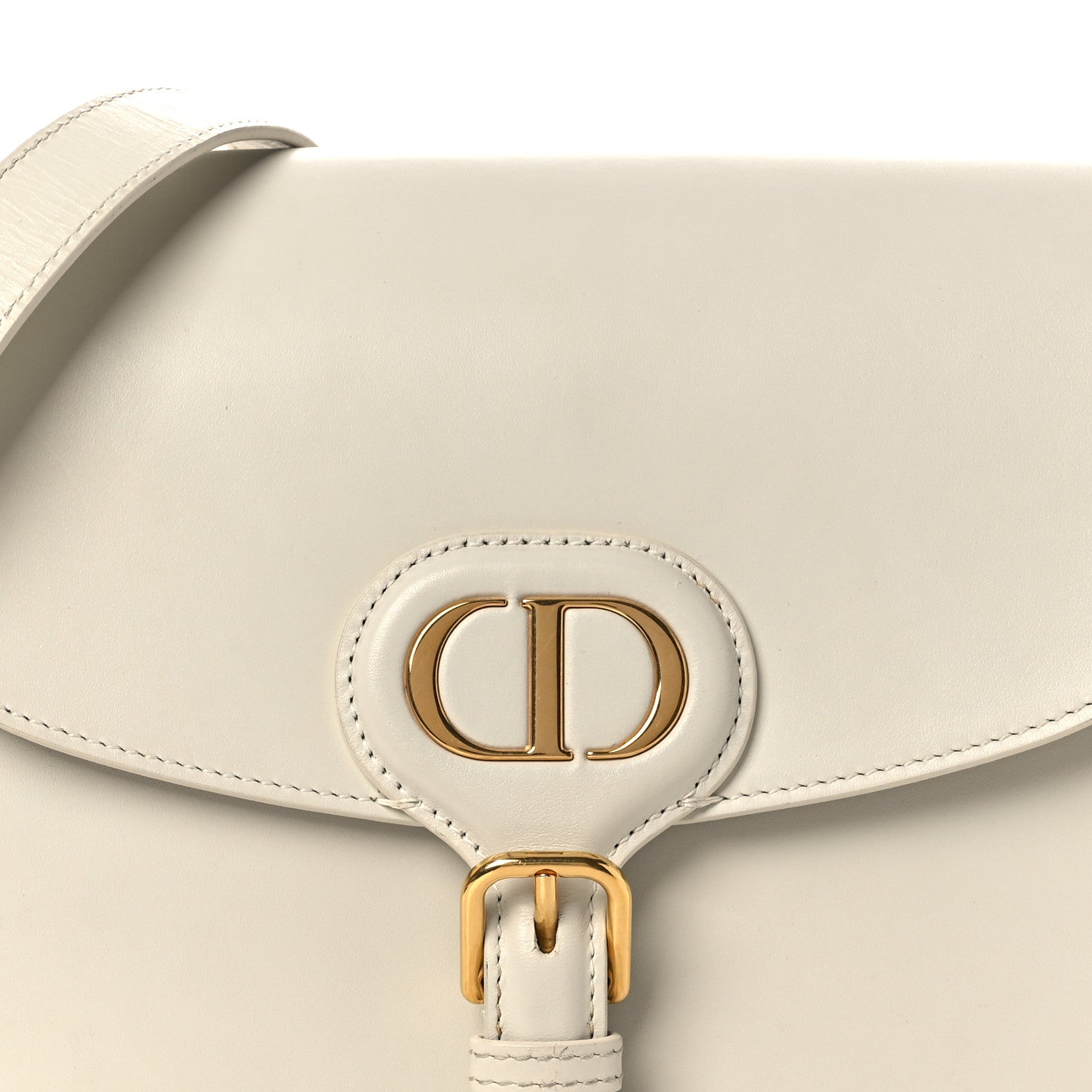Christian Dior Box Calfskin Medium Bobby Flap Latte 8 of 17
