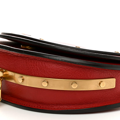 Chloe Calfskin Small Nile Bracelet Minaudiere Bag Dahlia Red 10 of 10
