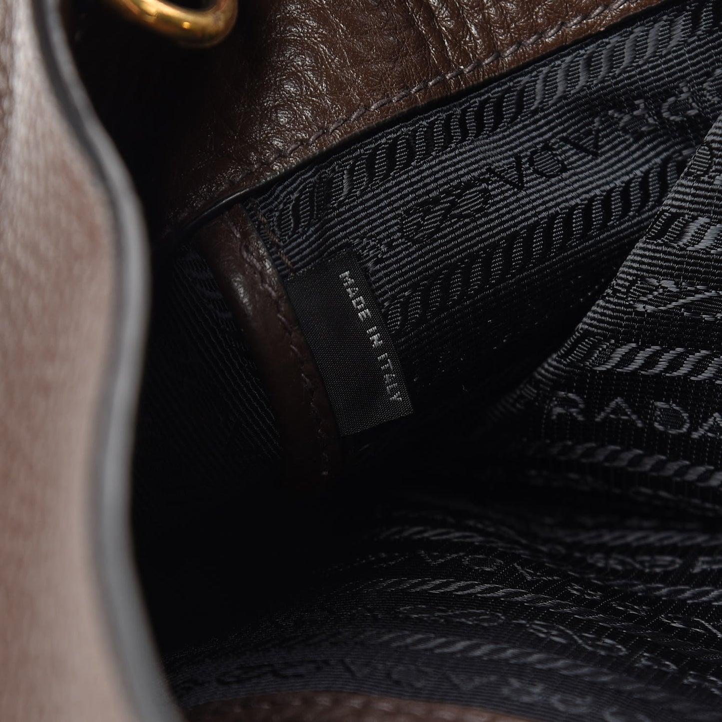 Vitello Daino Shopping Tote Caffe