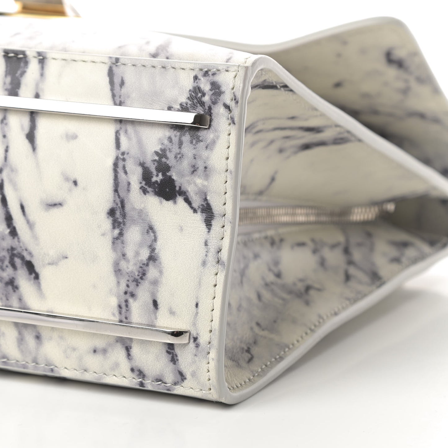 Veau Marbre Le Dix S New Cartable Briefcase Blanc Marbre Black