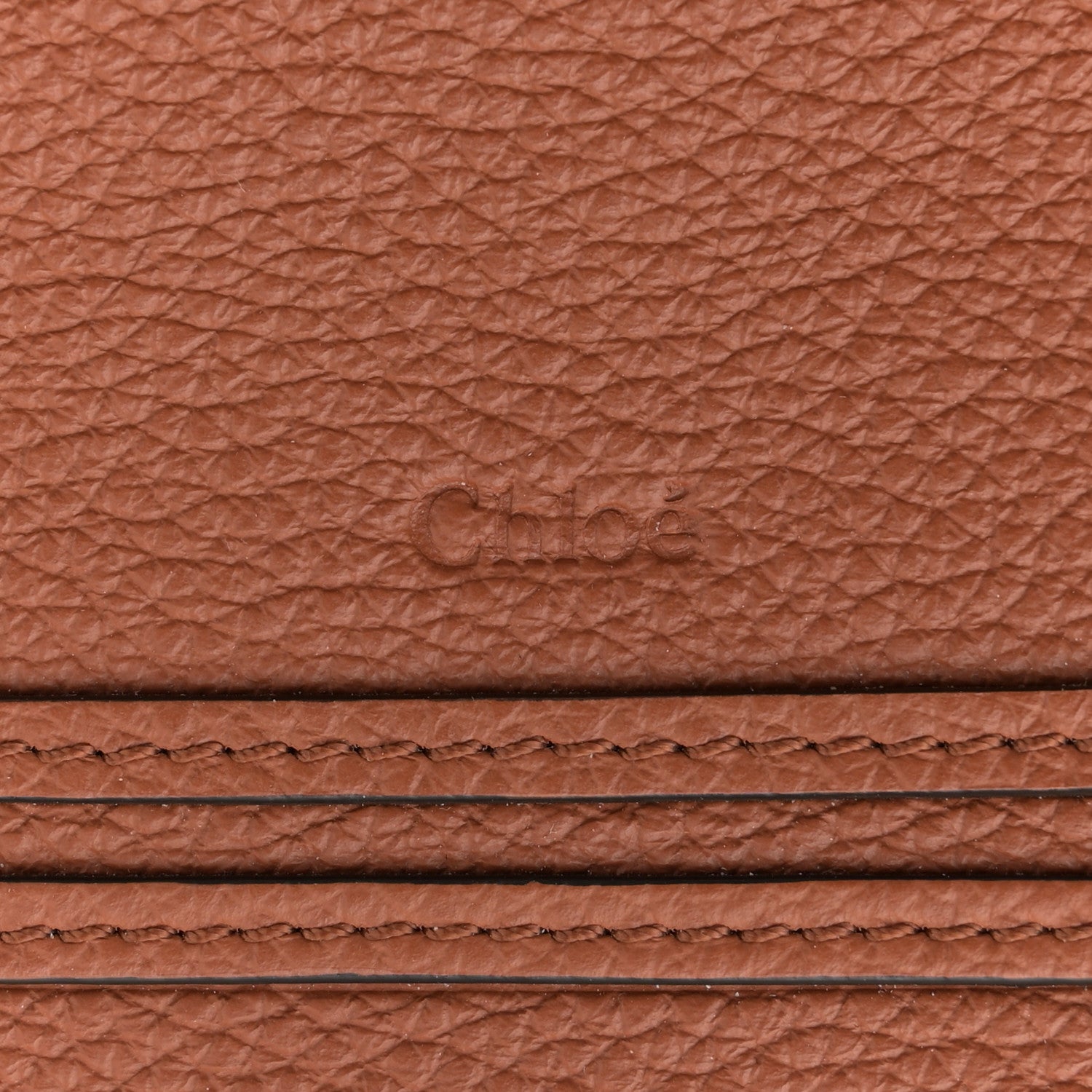 Chloe Raffia Small Grain Calfskin Medium Marcie Basket Tan 6 of 11