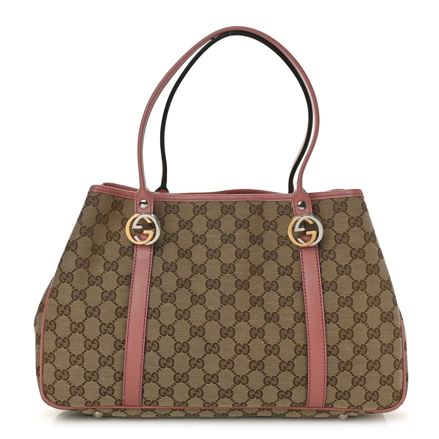 Monogram Medium Twins Tote Pink