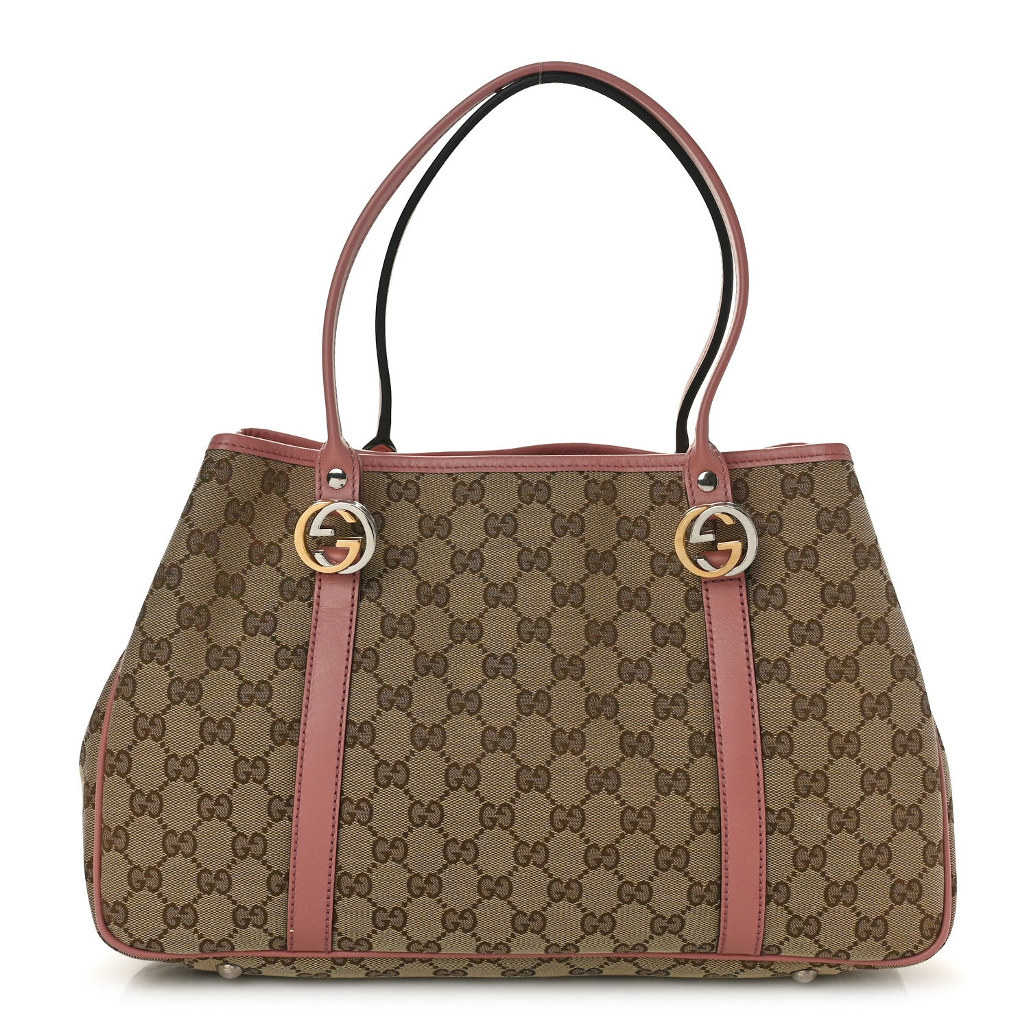 Gucci Monogram Medium Twins Tote Pink 1 of 11