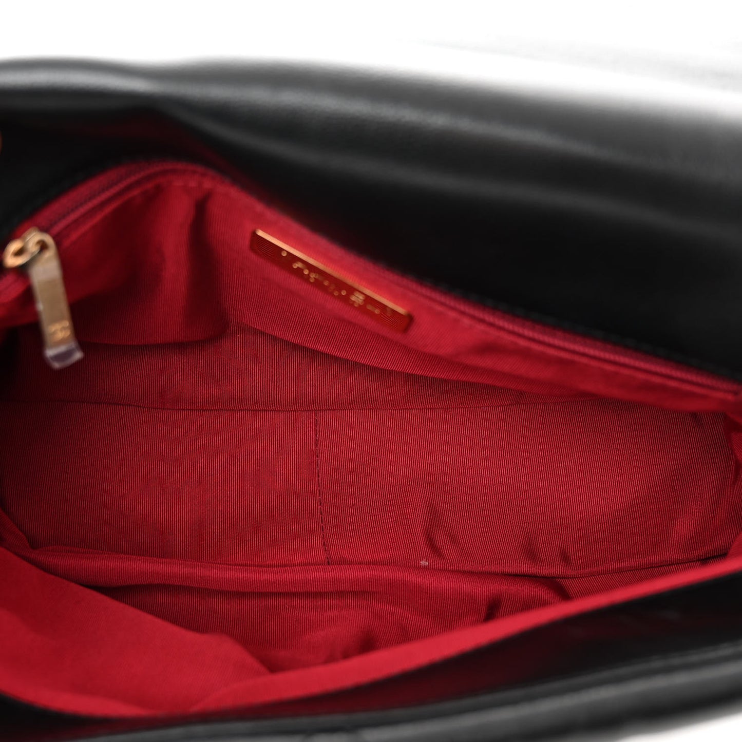 Goatskin Quilted Large Chanel 19 Flap Black