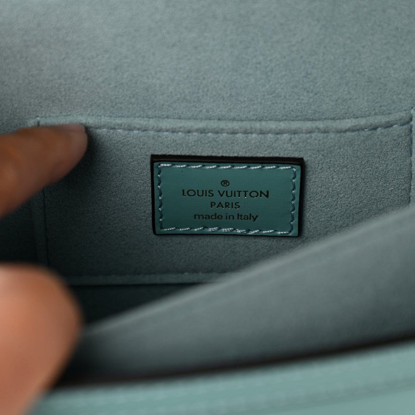Smooth Calfskin Dauphine Mini Blue