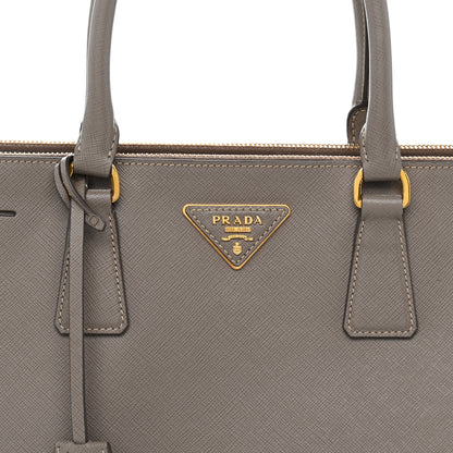 Prada Saffiano Lux Large Galleria Double Zip Tote Argilla 7 of 12