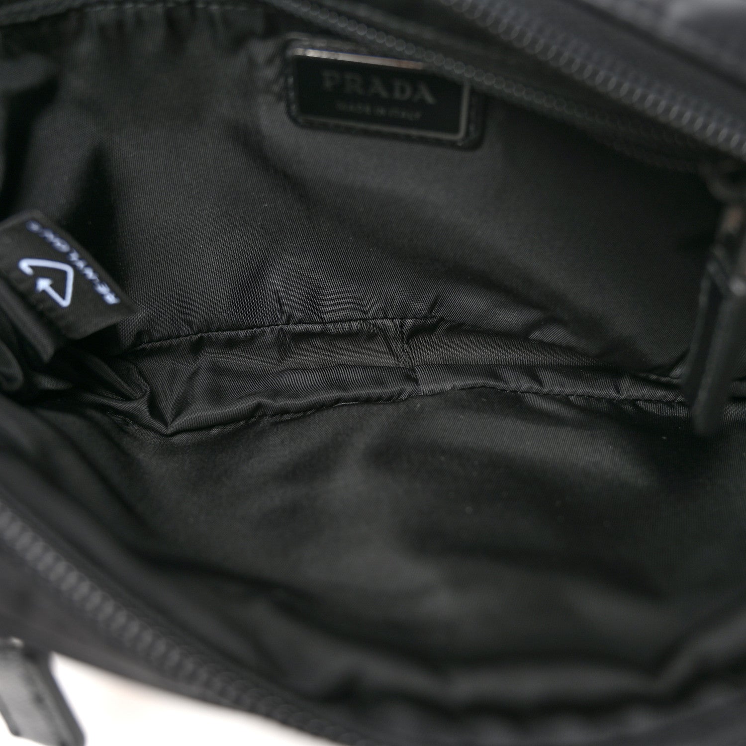 Prada Re-Nylon Saffiano Belt Bag Black 5 of 11