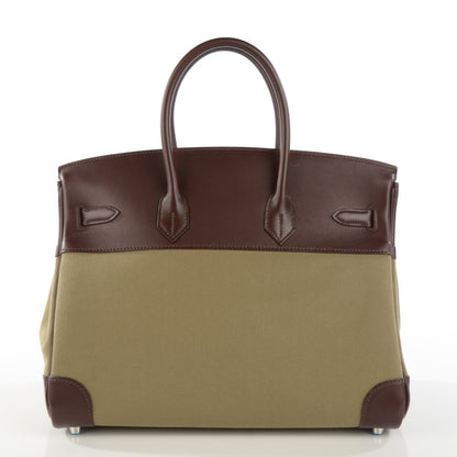 Hermes Toile Swift Birkin 35 Chocolate 4 of 25