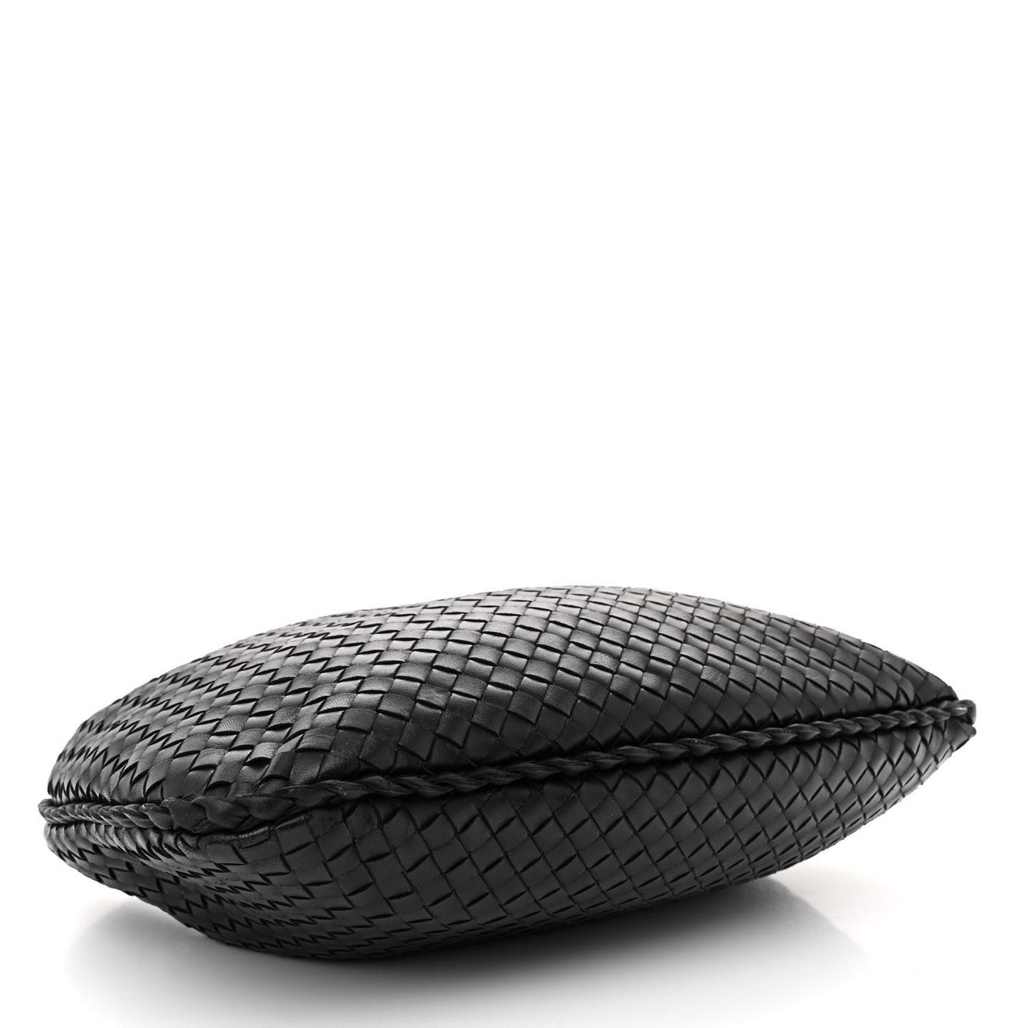 Nappa Intrecciato Medium Veneta Hobo Black