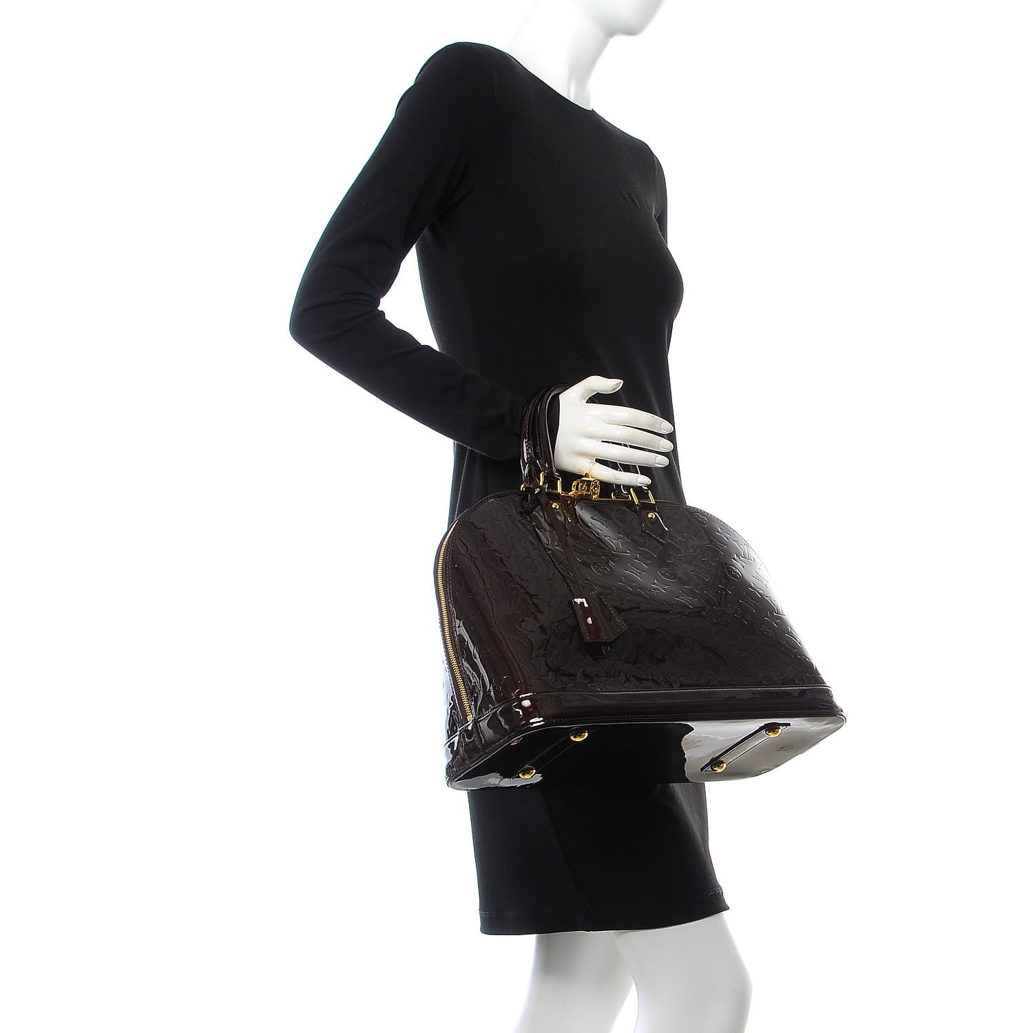 Louis Vuitton Vernis Alma GM Amarante 2 of 7