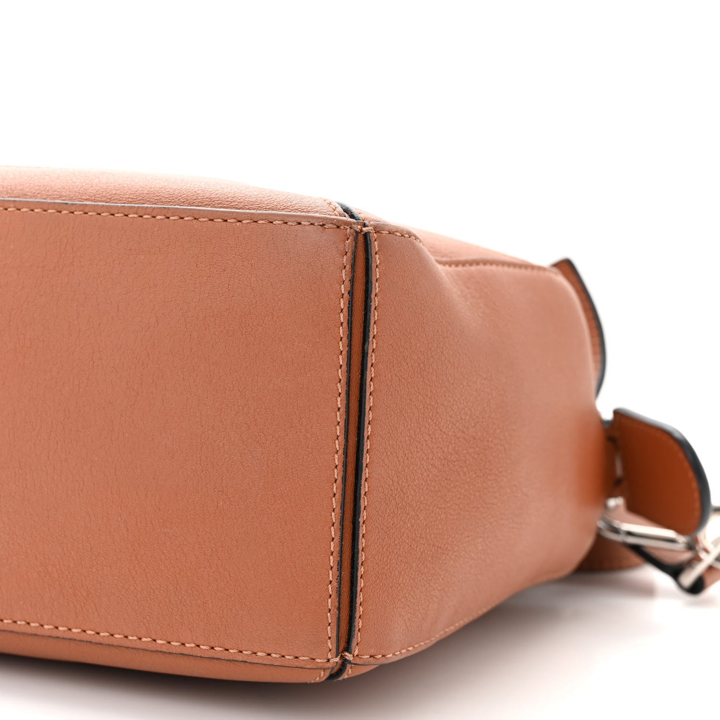 Grained Calfskin Small Puzzle Bag Tan