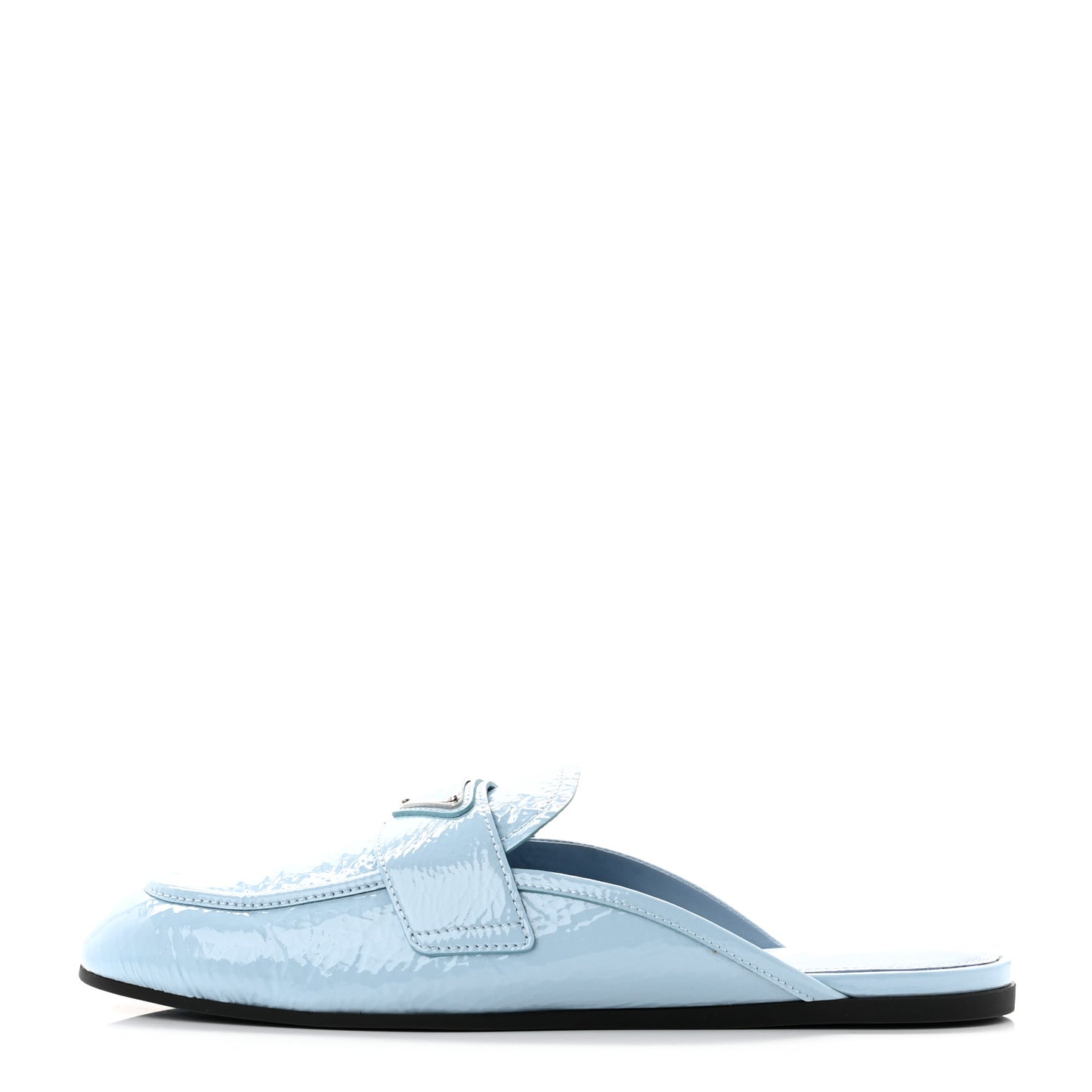 Naplak Metal Triangle Logo 5mm Slippers Celeste