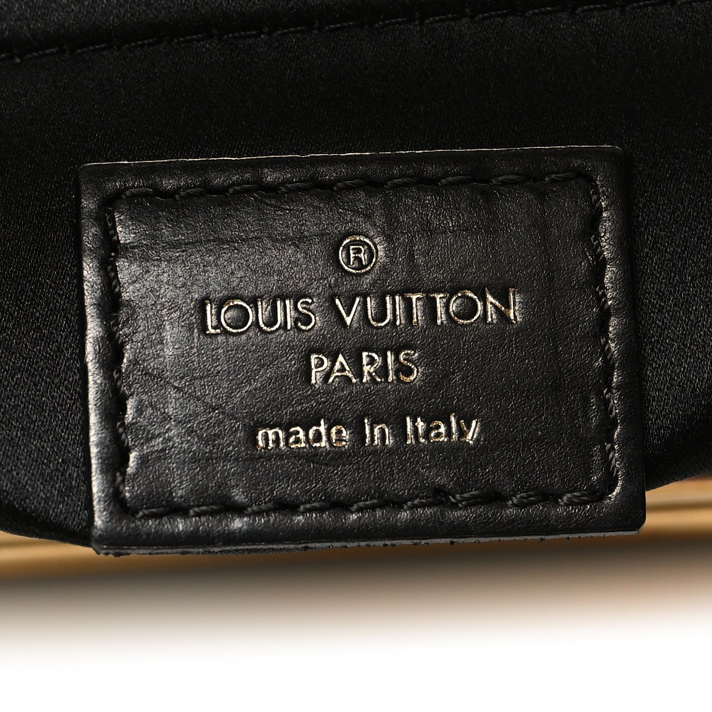 Suede Monogram Motard Afterdark Clutch Black