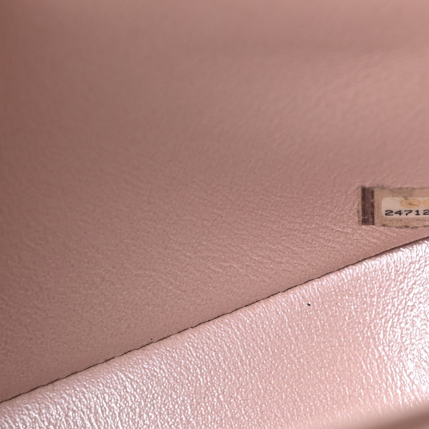 Chanel Metallic Caviar Chevron Quilted Jumbo Double Flap Light Gold 7 of 11