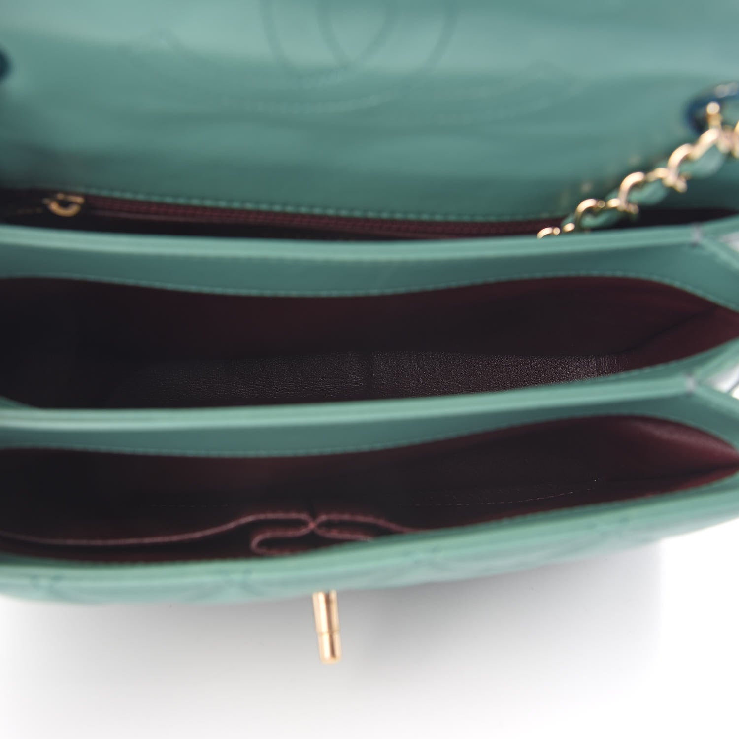 Chanel Lambskin Quilted Small Trendy CC Flap Dual Handle Bag Light Green 5 of 9