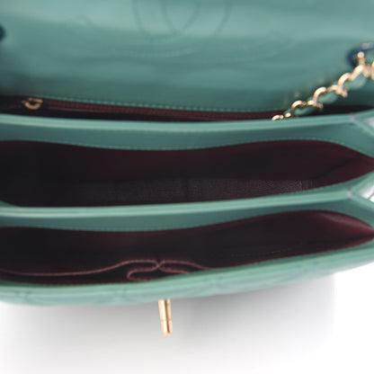 Chanel Lambskin Quilted Small Trendy CC Flap Dual Handle Bag Light Green 5 of 9