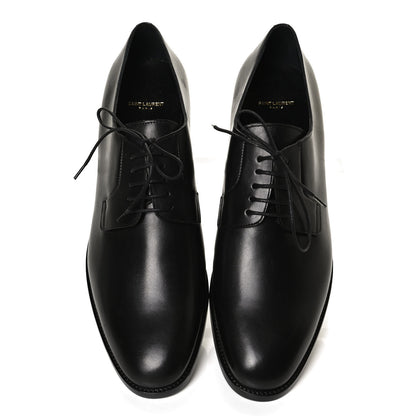 Saint Laurent Calfskin Mens Simon Derby Lace Up Shoes 41.5 Black 4 of 10
