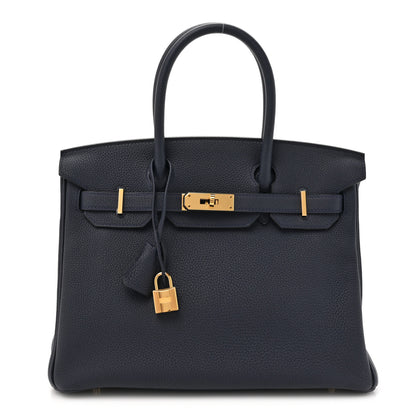 Hermes Togo Birkin 30 Bleu Nuit 1 of 10