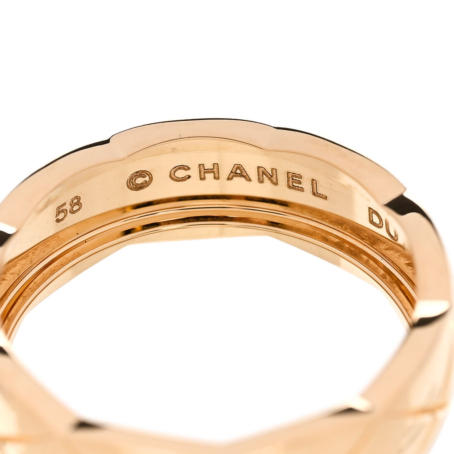 18K Yellow Gold Small Coco Crush Ring 58 8.5