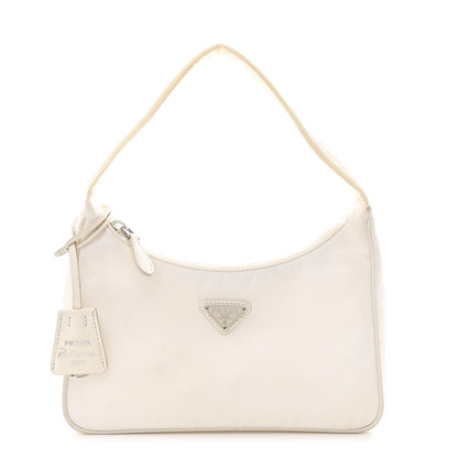 Prada Tessuto Nylon Mini Re-Edition 2000 Bag White 1 of 13