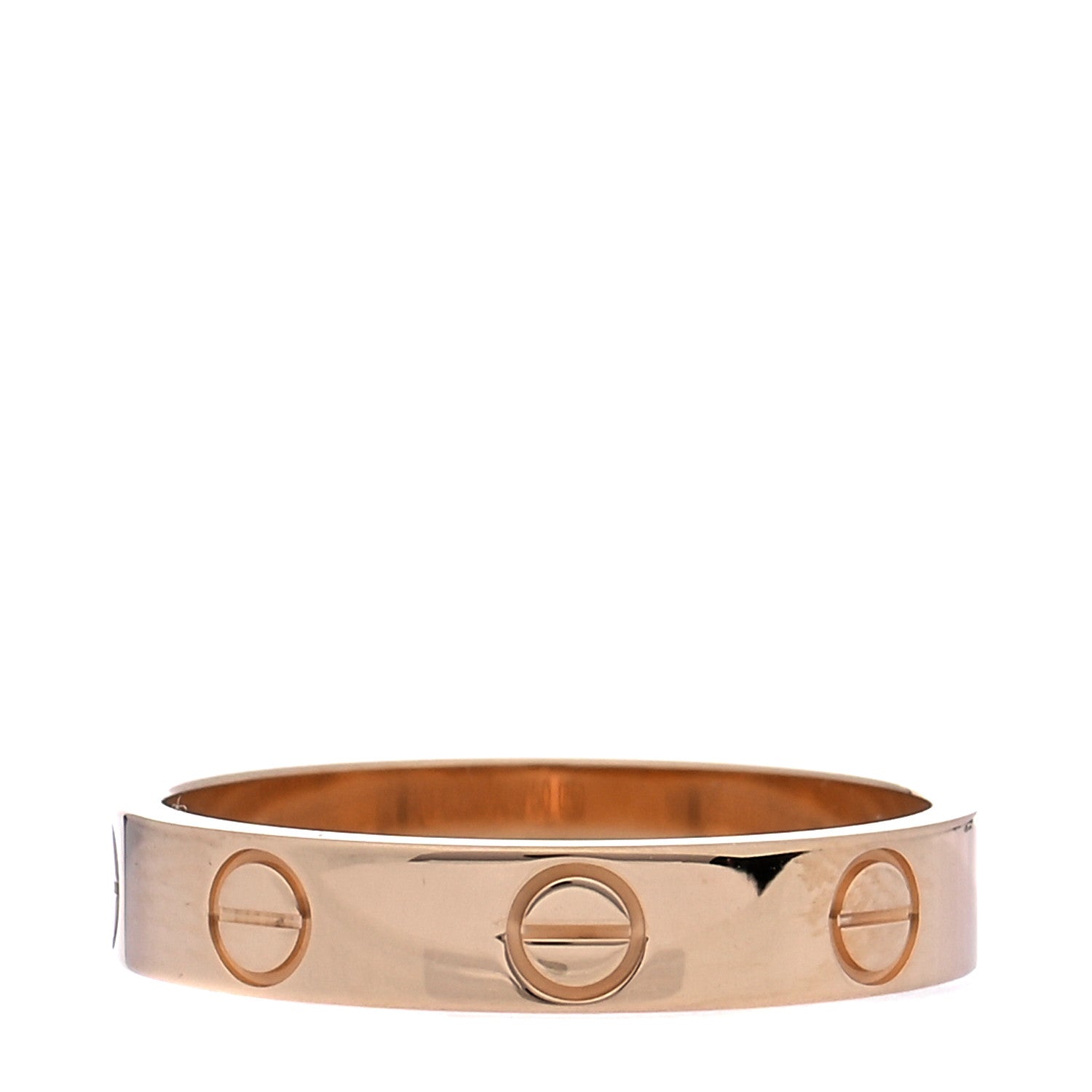 Cartier 18K Yellow Gold 3.5mm LOVE Wedding Band Ring 51 5.75 3 of 7