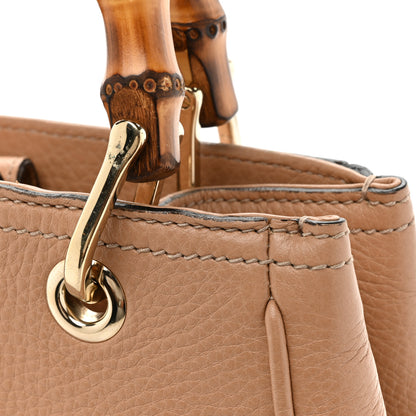 Gucci Calfskin Small Bamboo Shopper Tote Camelia 12 of 18