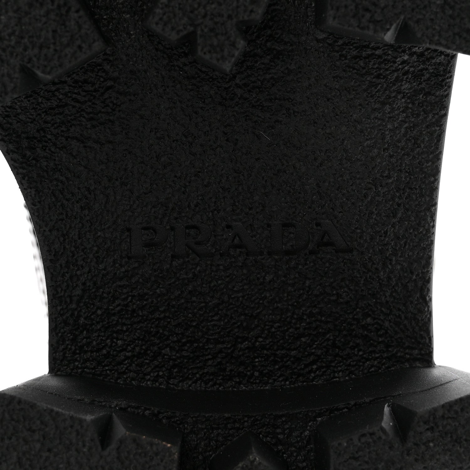 Prada Spazzolato Rois Nylon Metal Triangle Logo Monolith Pouch Pocket 55mm Boots 37 Black 7 of 10