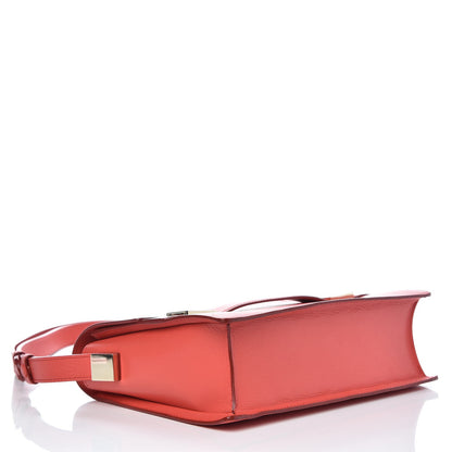 Delvaux Calfskin PM Madame Shoulder Bag Coral 4 of 9