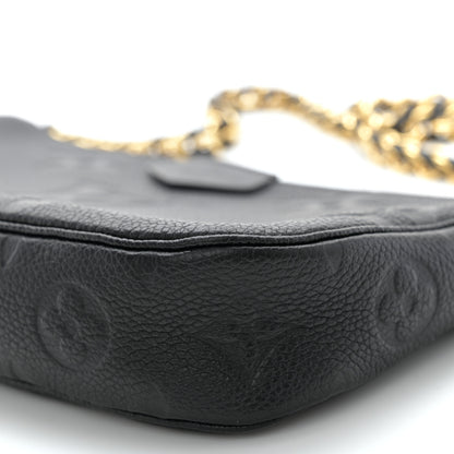 Louis Vuitton Empreinte Monogram Giant Multi Pochette Accessories Large Pochette Black 9 of 10
