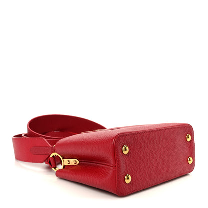 Louis Vuitton Taurillon Mini Capucines Scarlet 3 of 8