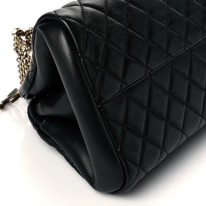 Chanel Lambskin Quilted Medium Just Mademoiselle Black 9 of 10