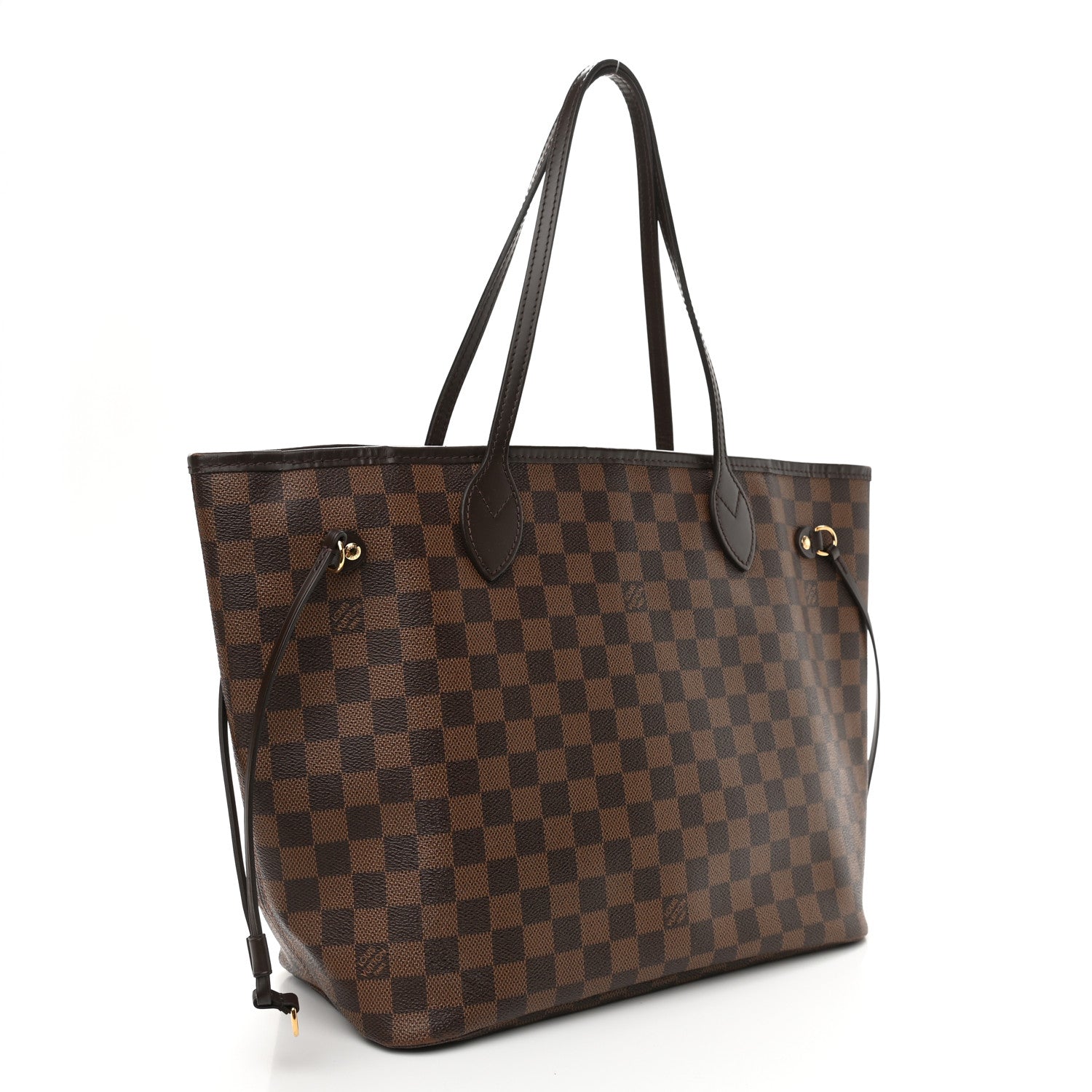 Louis Vuitton Damier Ebene Neo Neverfull MM Rose Ballerine 4 of 11