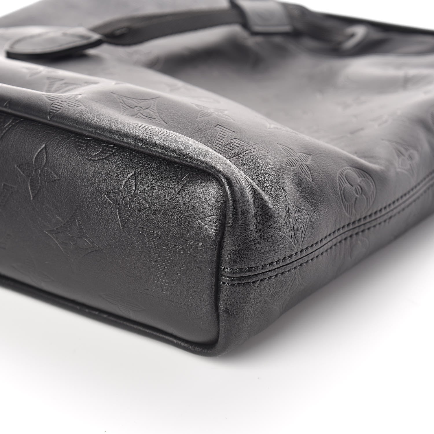 Louis Vuitton Calfskin Monogram Shadow Nano Bag Black 9 of 9