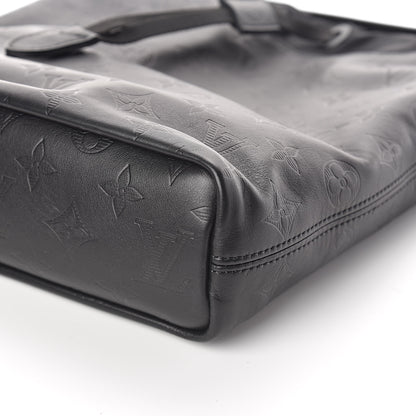 Louis Vuitton Calfskin Monogram Shadow Nano Bag Black 9 of 9