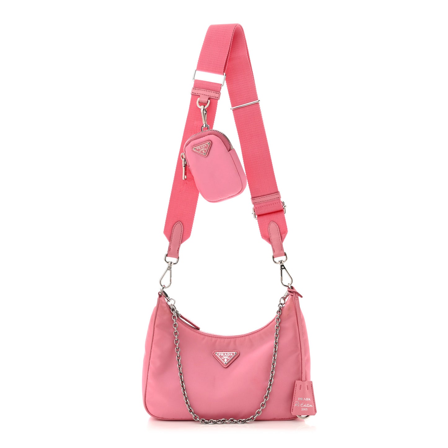 Nylon Re-Edition 2005 Shoulder Bag Begonia