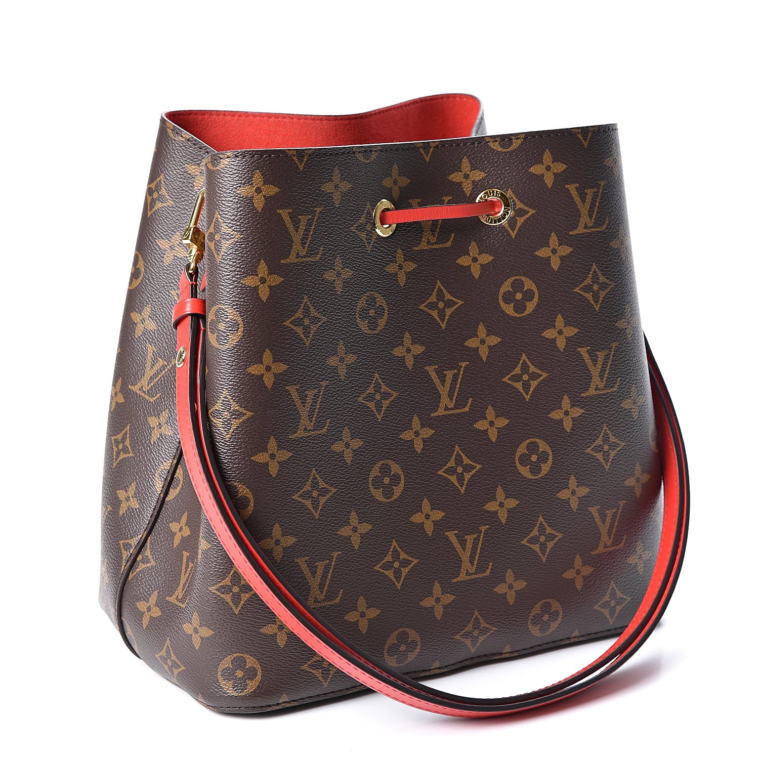 Louis Vuitton Monogram Neonoe MM Coquelicot 2 of 11