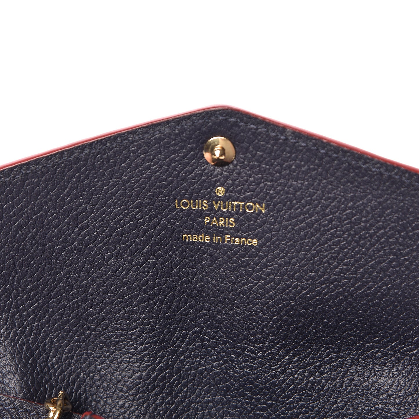 Empreinte Key Pouch Marine Rouge