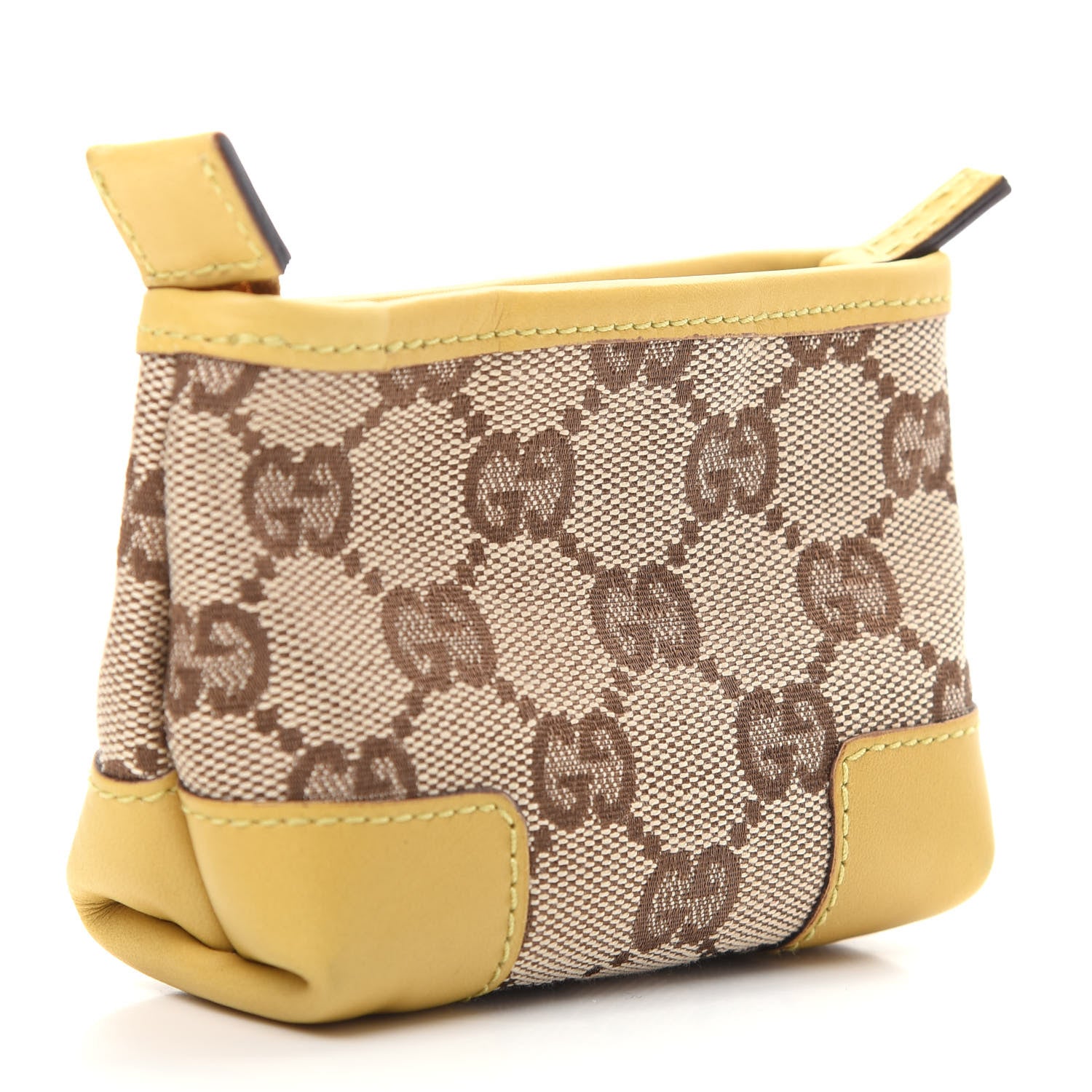 Gucci Monogram Pouch Yellow 3 of 9