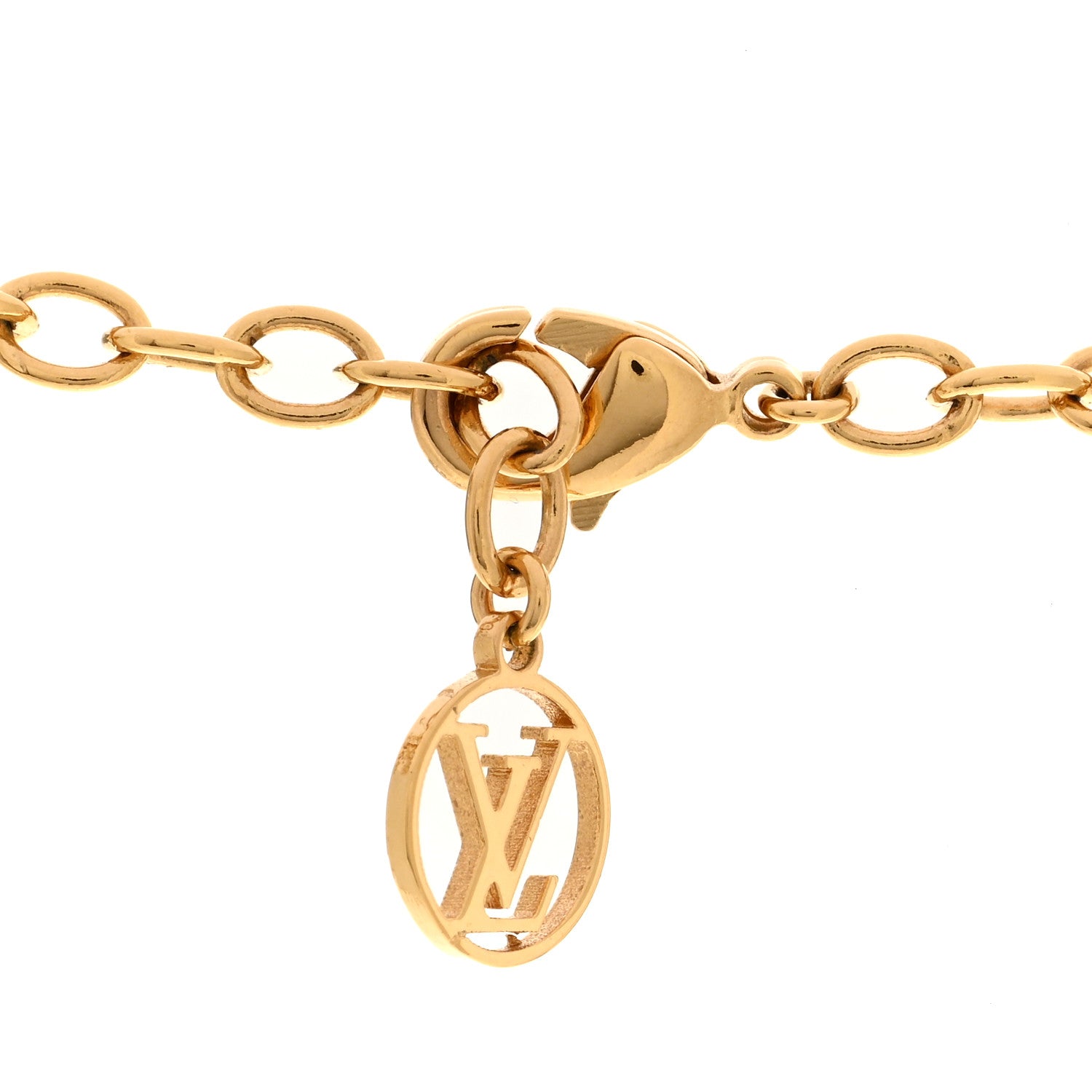 Louis Vuitton Metal Blooming Supple Necklace Gold 5 of 8