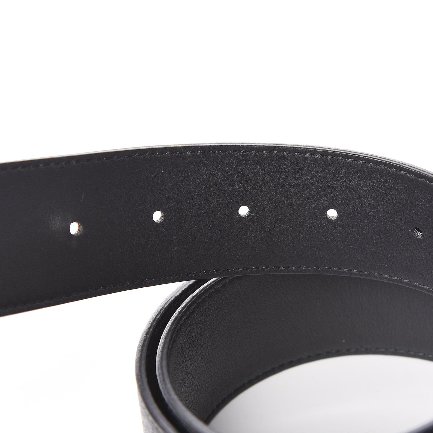 Textured Calfskin Double G 40mm Belt 100 40 Black