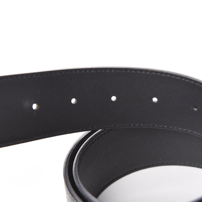 Gucci Textured Calfskin Double G 40mm Belt 100 40 Black 5 of 7