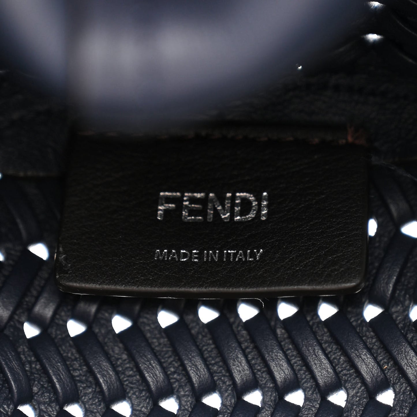 Vitello Grace Intreccio Nappa Small Fendi First Midnight