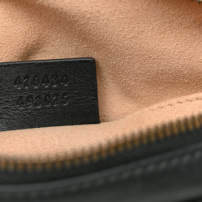 Gucci Calfskin Matelasse GG Marmont Belt Bag 75 30 Black 7 of 12