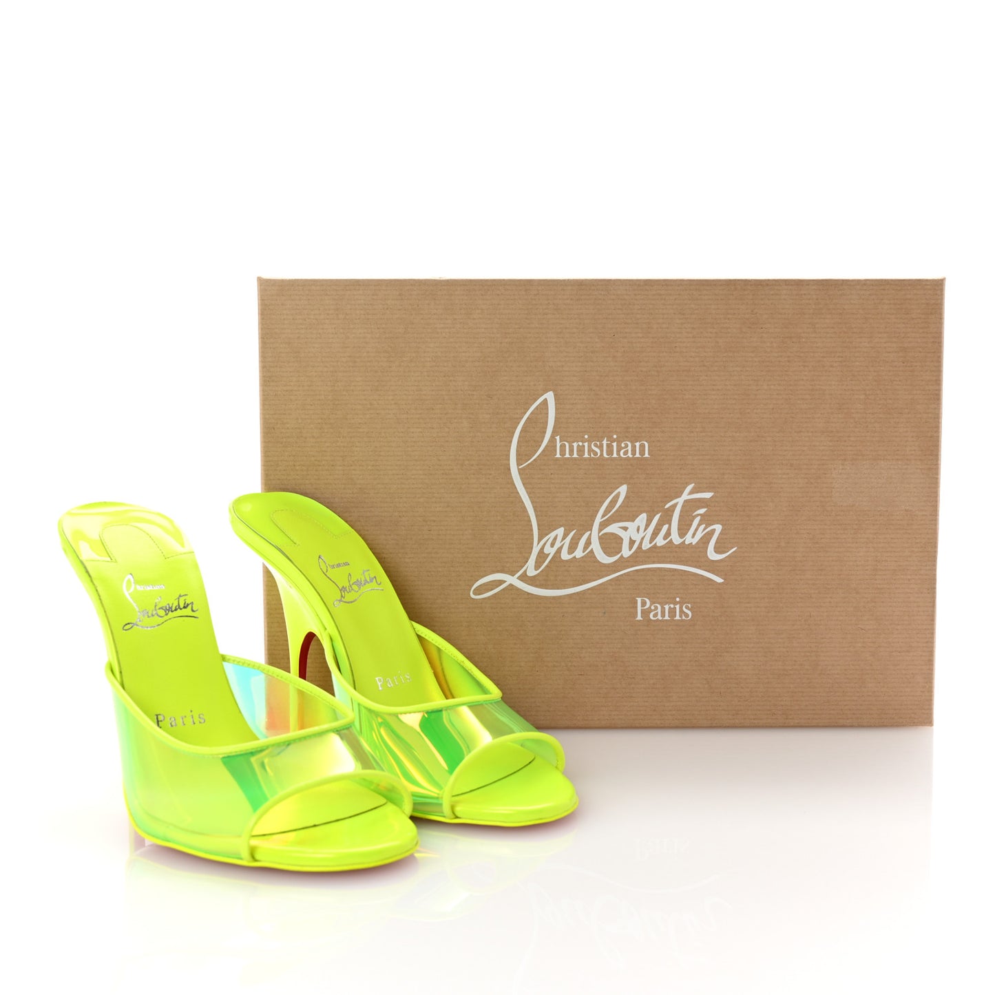 PVC Just Arch 100 Slide Sandals 37 Neon Yellow