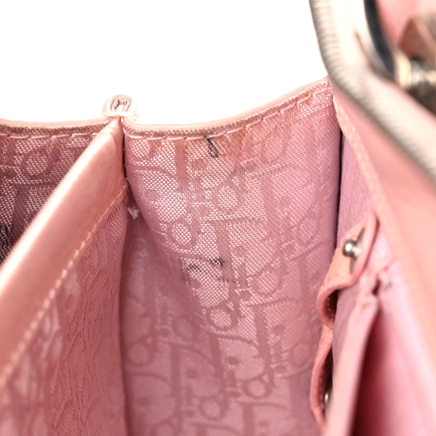 Christian Dior Lambskin Cannage Soft Lady Dior East West Light Pink 19 of 53
