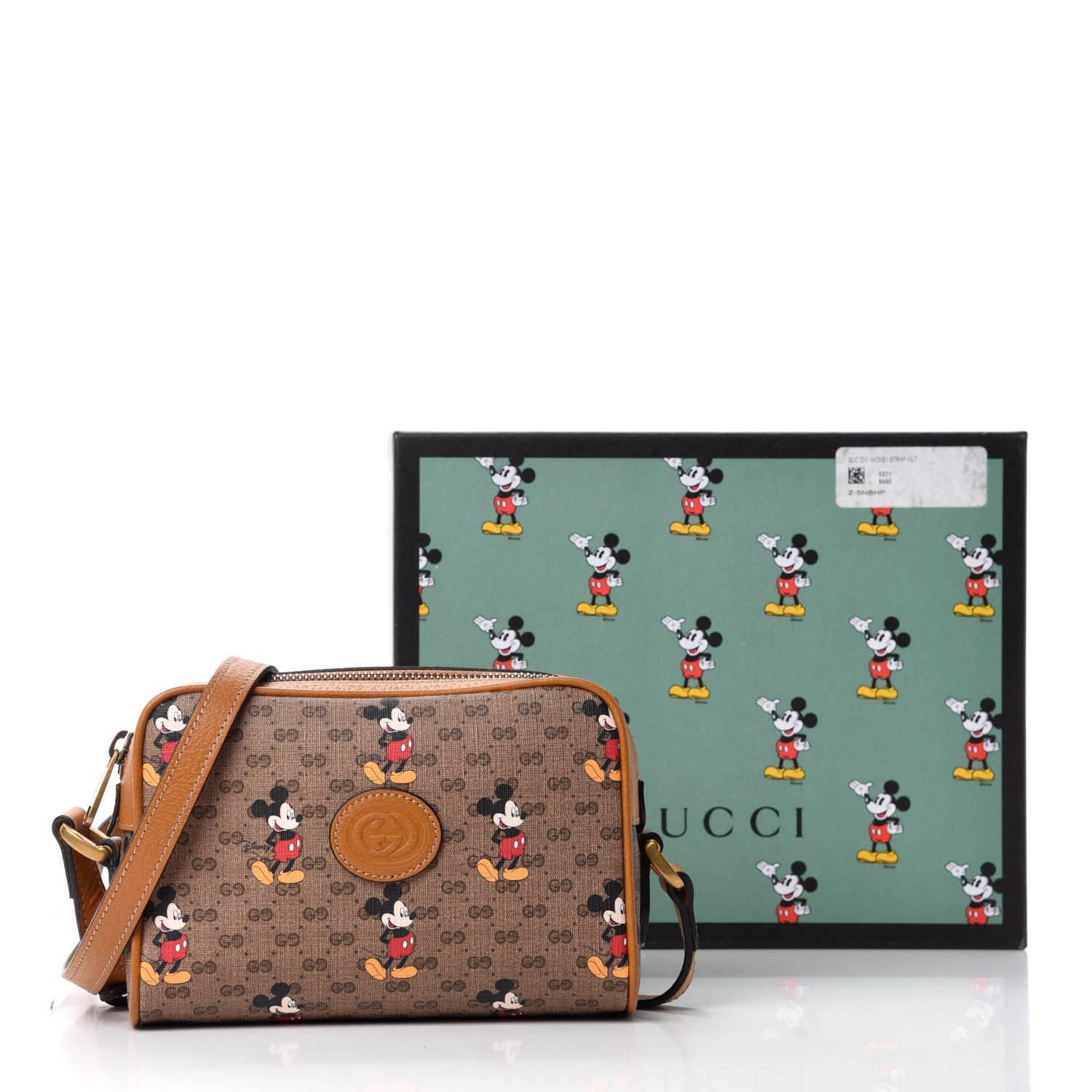 Gucci X DISNEY Mini Vintage GG Supreme Monogram Mickey Mouse Shoulder Bag Beige Vintage Sun Oil 11 of 11