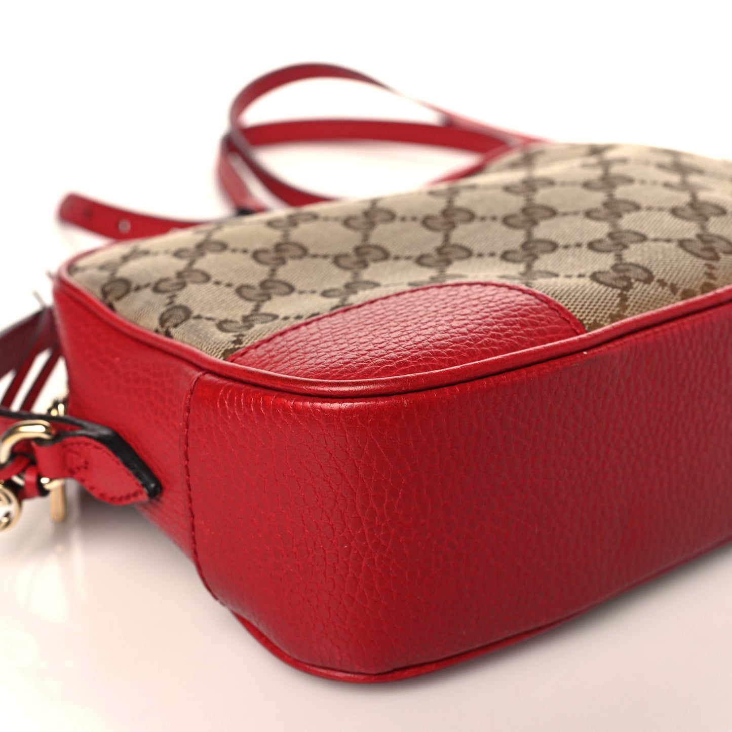 Monogram Mini Bree Messenger Bag Red
