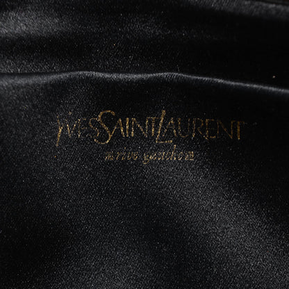 Saint Laurent Textured Patent Monogram Small Belle De Jour Clutch Black 6 of 7