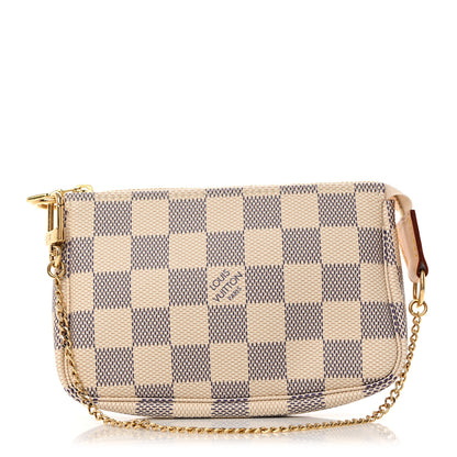 Louis Vuitton Damier Azur Mini Pochette Accessories 1 of 7